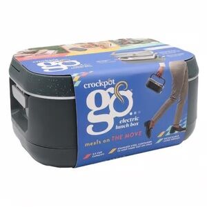Crock-Pot Go Electric Lunch Box - Dark Gray/Black